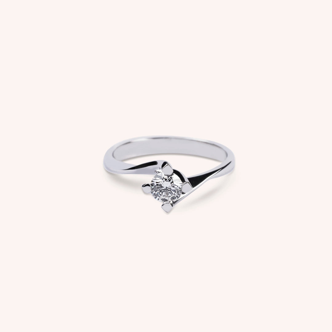 Anello Solitario Euribia