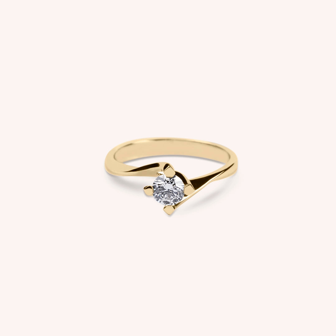 Anello Solitario Euribia
