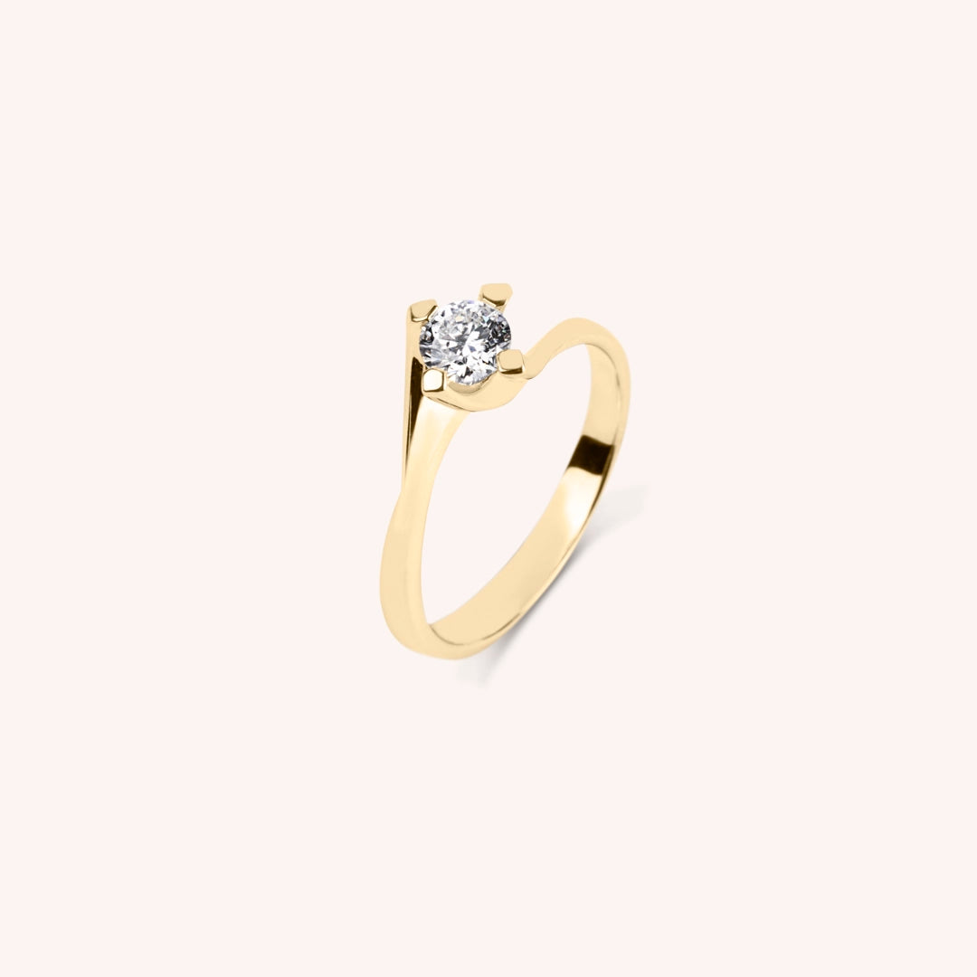 Anello Solitario Euribia