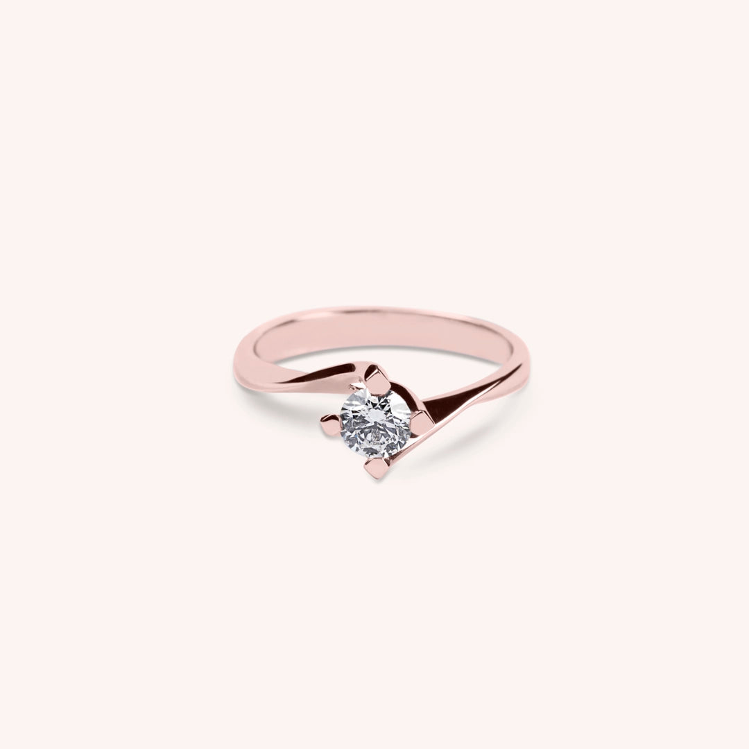 Anello Solitario Euribia