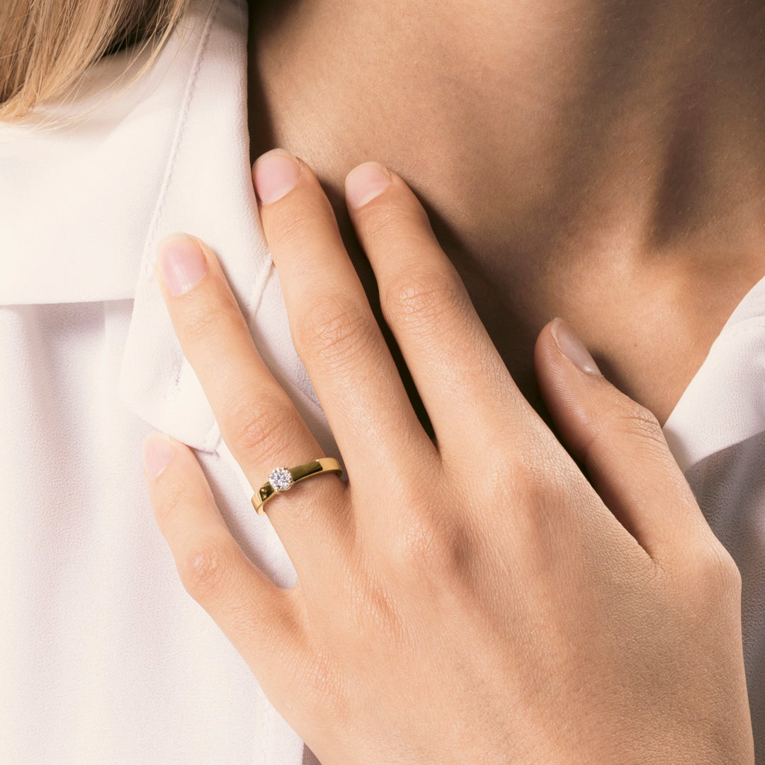 Anello Solitario Teti