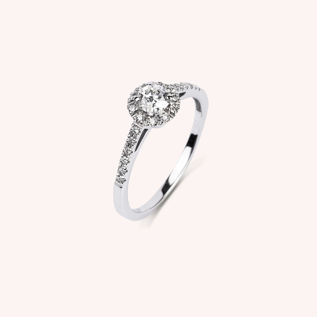 Anello Solitario Vesta