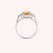 Anello Tiche Citrino - Varengo Gioielli