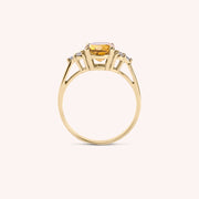 Anello Tiche Citrino - Varengo Gioielli