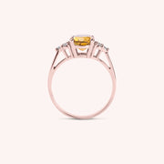 Anello Tiche Citrino - Varengo Gioielli