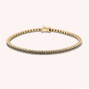 Bracciale Afrodite Diamanti Neri Oro giallo - Varengo Gioielli