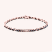 Bracciale Afrodite Diamanti Neri Oro rosa - Varengo Gioielli