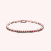 Bracciale Afrodite Rubini Oro rosa - Varengo Gioielli