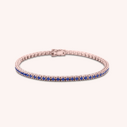 Bracciale Afrodite Zaffiri Oro rosa - Varengo Gioielli