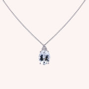 Girocollo Tiche Acquamarina Oro bianco - Varengo Gioielli