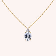 Girocollo Tiche Acquamarina Oro giallo - Varengo Gioielli