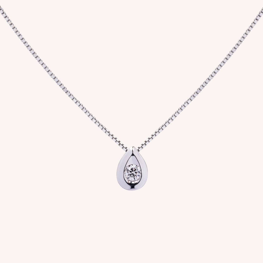 Girocollo Zea Oro bianco - Varengo Gioielli