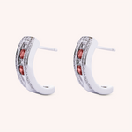 Load image into Gallery viewer, Orecchini Athena Rubini - Varengo Gioielli
