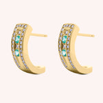 Load image into Gallery viewer, Orecchini Athena Smeraldi - Varengo Gioielli
