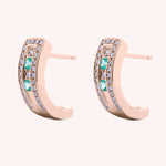 Load image into Gallery viewer, Orecchini Athena Smeraldi - Varengo Gioielli
