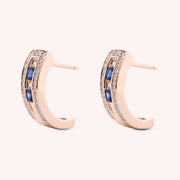 Orecchini Athena Zaffiri - Varengo Gioielli