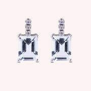 Orecchini Selene Acquamarine Oro bianco - Varengo Gioielli