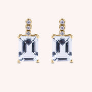 Orecchini Selene Acquamarine Oro giallo - Varengo Gioielli