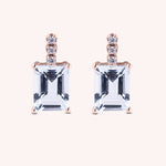 Load image into Gallery viewer, Orecchini Selene Acquamarine Oro rosa - Varengo Gioielli
