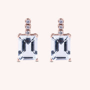 Orecchini Selene Acquamarine Oro rosa - Varengo Gioielli