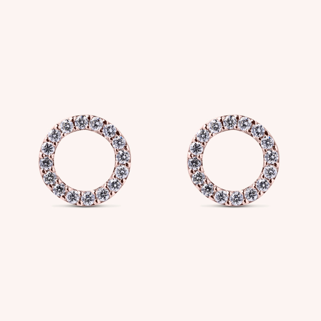 Orecchini Aura Oro rosa - Varengo Gioielli