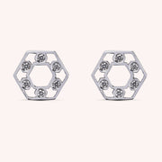 Orecchini Cora Oro bianco - Varengo Gioielli