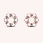 Load image into Gallery viewer, Orecchini Cora Oro rosa - Varengo Gioielli
