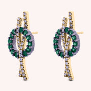 Orecchini Elettra Smeraldi - Varengo Gioielli