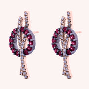 Orecchini Elettra Rubini - Varengo Gioielli