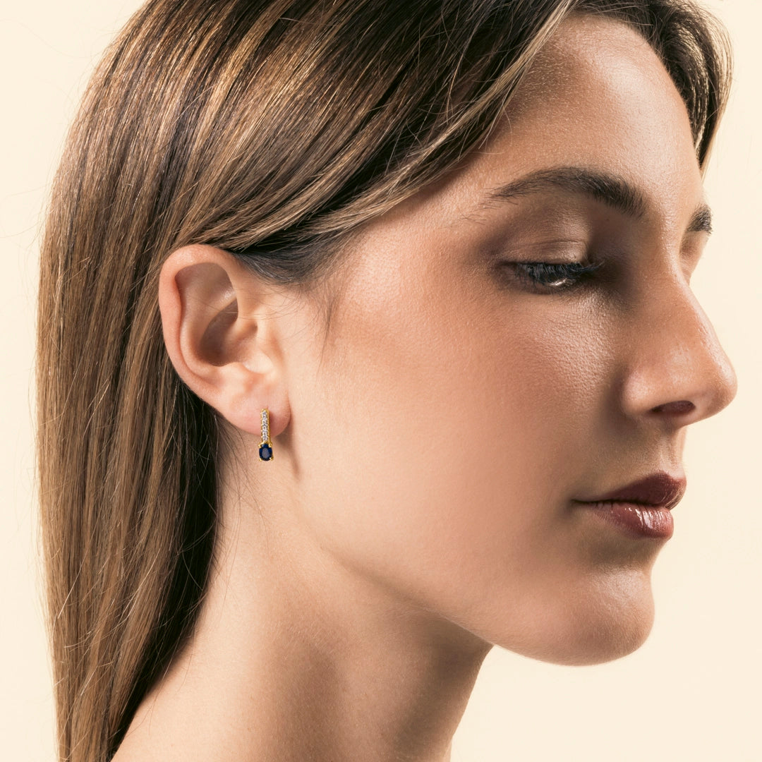 Orecchini Estia Zaffiri - Varengo Gioielli