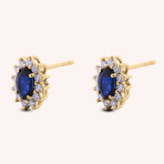 Orecchini Iris Zaffiri 6x4 - Varengo Gioielli