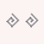 Load image into Gallery viewer, Orecchini Minosse Oro bianco - Varengo Gioielli
