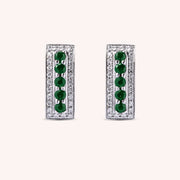 Orecchini Phoese Smeraldi Oro bianco - Varengo Gioielli