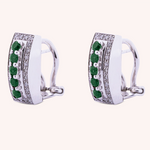 Load image into Gallery viewer, Orecchini Phoese Smeraldi - Varengo Gioielli
