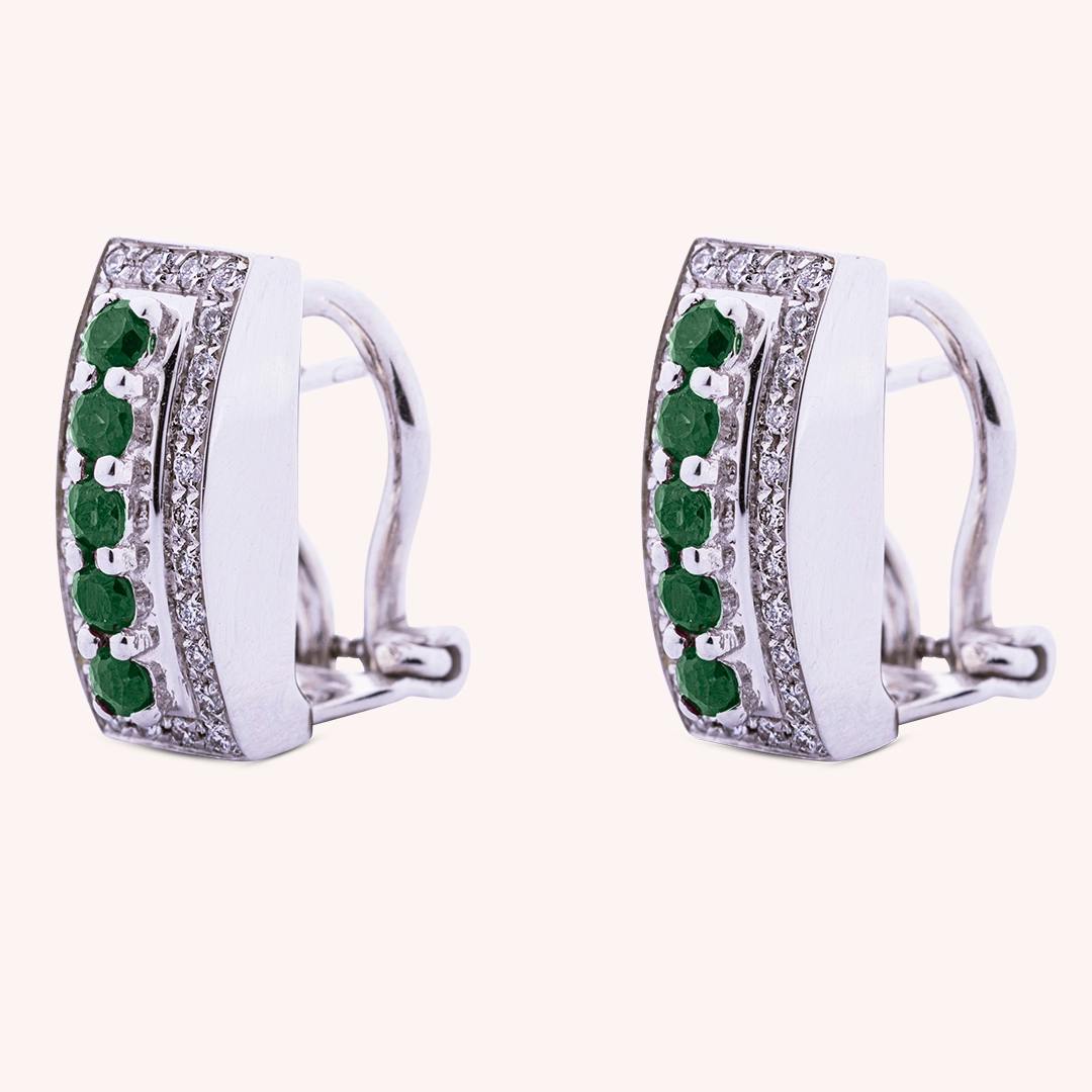 Orecchini Phoese Smeraldi - Varengo Gioielli