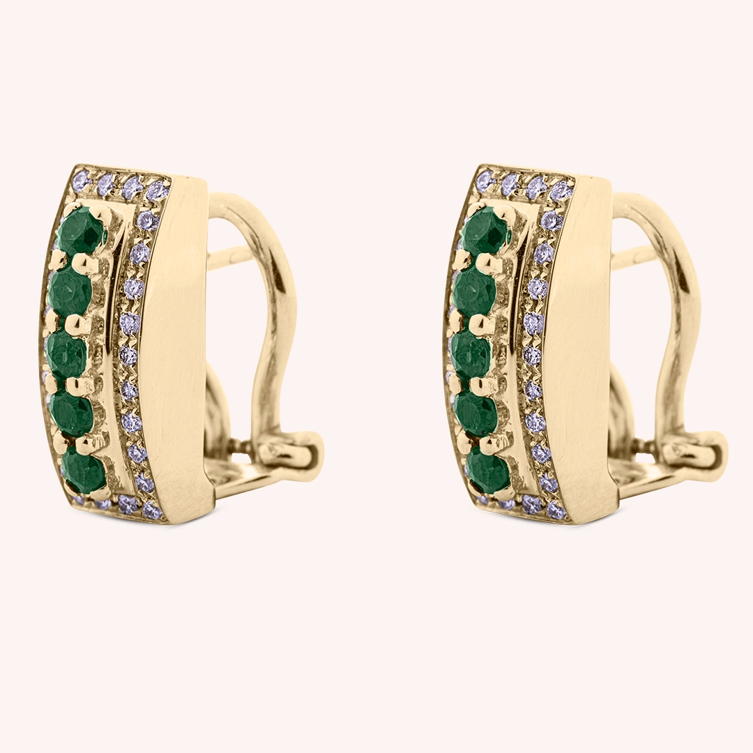 Orecchini Phoese Smeraldi - Varengo Gioielli