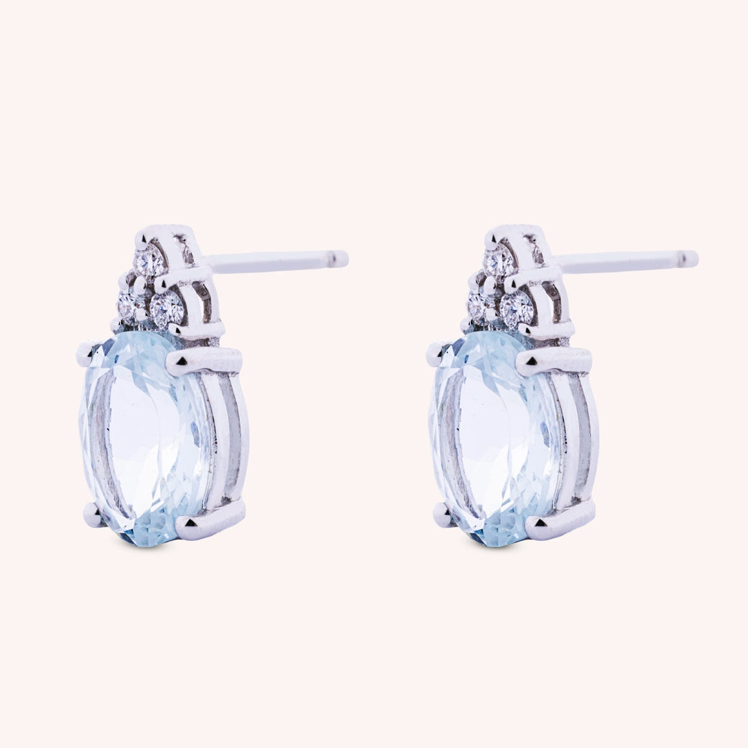 Orecchini Tiche Acquamarine - Varengo Gioielli
