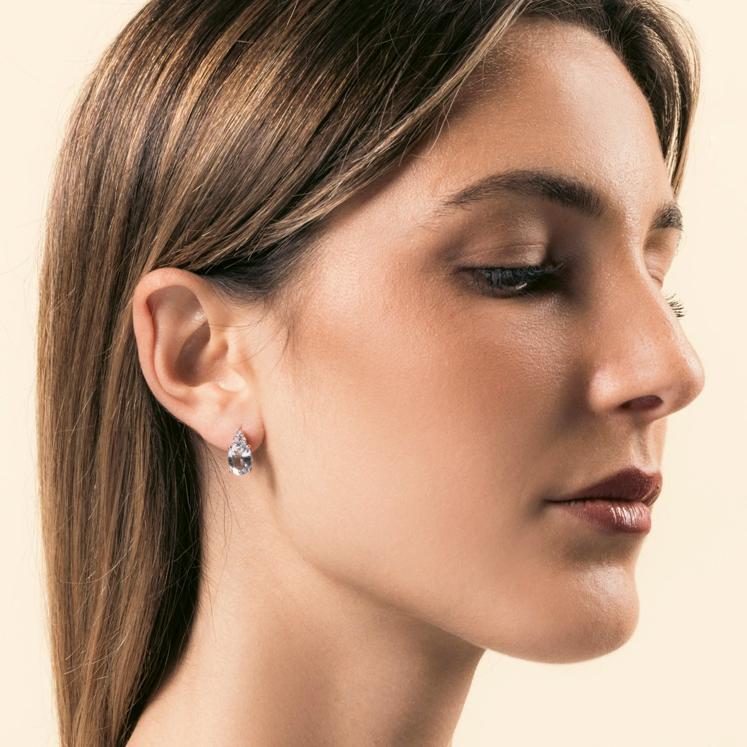 Orecchini Tiche Acquamarine - Varengo Gioielli