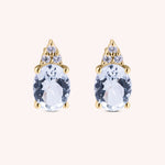 Load image into Gallery viewer, Orecchini Tiche Acquamarine Oro giallo - Varengo Gioielli
